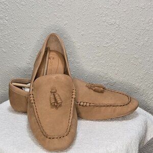 Corso Como Tan Suede Nubuck Leather Loafers size 11 New In Box